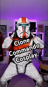 The Clone Commander Cosplay! #starwars #clonecommando #shorts