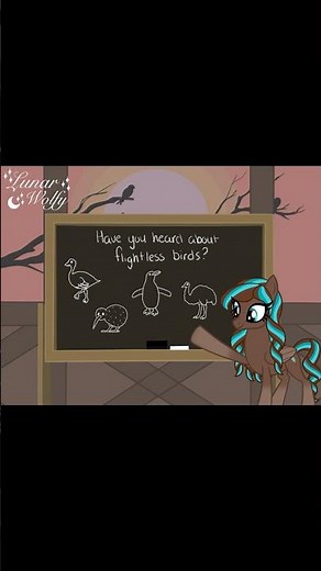 Have you heard of a flightless bird? #mlp #mylittlepony #digitalart #tiktokvideo #bubbleguppies