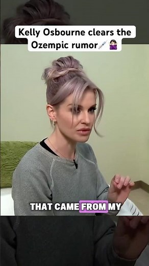 Kelly Osbourne Explains the Ozempic Rumor