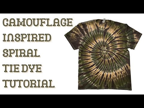 Tie-Dye Pattern: Camouflage Spiral YAY! These are the colors… Liquid Tie-Dye
