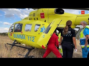 En estado grave un trabajador de 43 años tras cortarse con una radial en Fuenlabrada