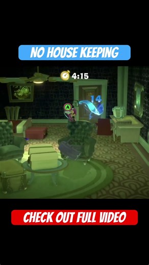 No house keeping #luigismansion3 #scarescraper #gaming #onlinegaming #gamingmoments
