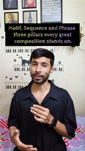 Deepak on Instagram: "Motif Sequence and Phrase The Three Pillars of Composing Music. Discover how every great melody is built. Learn what a motif is, how sequences develop musical ideas, and how phrases create complete musical sentences. From Beethoven’s iconic four note motif to modern songwriting, these three concepts are the foundation of music composition. [ motif, sequence, phrase, music composition, music theory, Beethoven 5th symphony, music education, composing techniques, classical mus