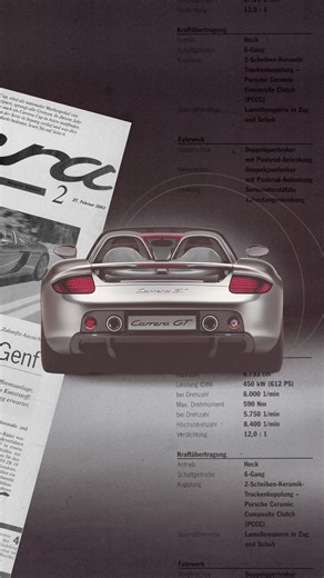 89K views · 2.4K reactions | The untold stories of the Porsche Carrera GT. Every legend has a backstory. For the Carrera GT, it’s one of engineering ambition, unexpected turns and timeless design. For its 25th anniversary, we’re revisiting the journey that made this car a benchmark of performance and emotion. Watch the full film now: https://porsche.click/Untold-Stories | Porsche | Facebook