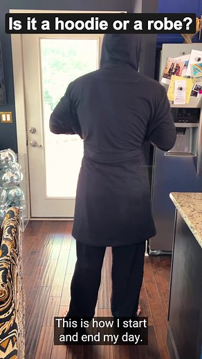 8K views · 21 reactions | Gift him the robe that’s 50% hoodie, 50% towel, 100% WeekendBlend™ comfort. ✔️ As seen on Shark Tank ✔️ Thousands of 5-star reviews ✔️ Built for dudes — not dads ✔️ Permanently attached belt (no more losing it) ✔️ Hidden stash pocket — because, genius ✔️ More wearable length — looks like a hoodie ✔️ Fast, friendly support ✔️ Backed by a 100% Money-Back Guarantee | DudeRobe | Facebook
