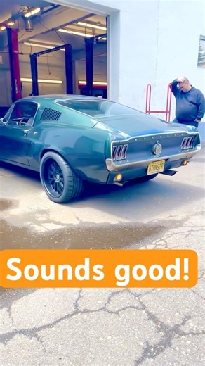 1967 Mustang fastback w/awesome exhaust ford racing 1968 67 68 fastback