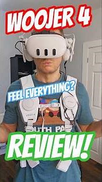 Is The Woojer 4 Haptic Vest GOOD? #questcreatorpartner #metaquest3