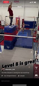Chip is rocking her level 8 bar routine and we still have two more months until season!￼ #statechampion #2022season #usagymnastics #lovemysport #cantwait | Edgewater Gymnastics