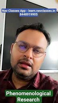 Phenomenological Research Explained | Gaurav Soin