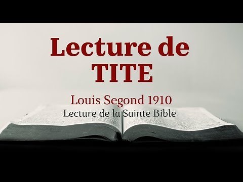 TITE (Bible Louis Segond 1910)