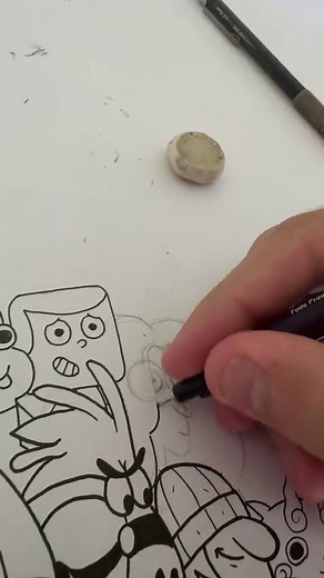 Drawing Animated Character Every Day: Day 55 - Miss Baker