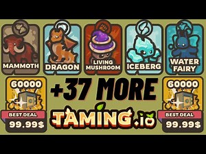 [LIVE] Unlocking Every Pet In Taming.io *140,000 Golden Apples*