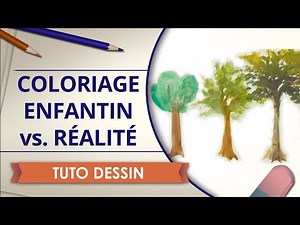 Comment passer d'un coloriage enfantin à une mise en couleur réaliste ? - Tuto Dessin