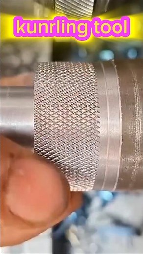 Knurling Tool Setup on Lathe Machine – Beginner’s Guide” #viralvideo #cnc #ytshorts #shorts#knurling