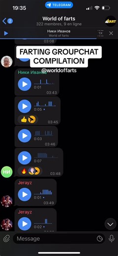 Farting groupchat compilation ! Join the group ! #fartcompilation #farting #groupchat