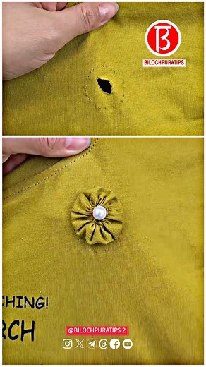 33K views · 2K reactions | This method of mending clothes is simple, easy to learn, and looks beautiful. Part 2590 Follow My Page Instagram : @bilochpuratips2diy Follow My Page Instagram : @bilochpuratips2diy . . . . . . #bilochpuratips2diy #bilochpuratips #needlework #sewing #reels . | Bilochpuratips 2 Diy | Facebook
