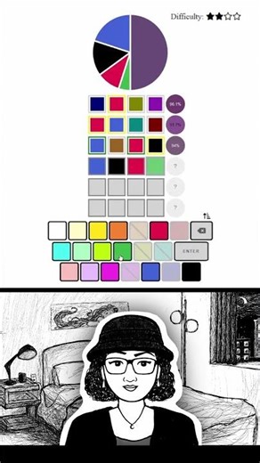 THEN do the purple #colorfle #colormatching #colormixinggame #lanluna