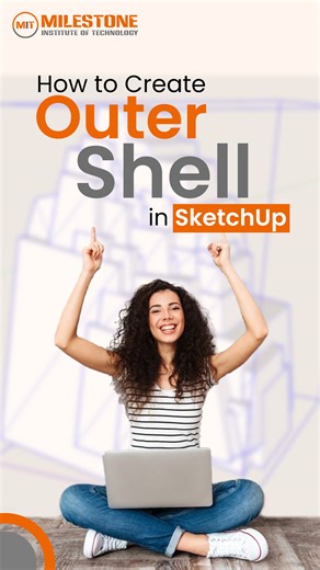 🎥 Create an Outer Shell in SketchUp – Easy & Fast! ✨ In this quick reel, learn how to create an outer shell in SketchUp to give your model proper thickness and a clean solid structure. This technique is essential for architectural, interior, and 3D visualization projects. Whether you’re a beginner or an advanced SketchUp user, mastering outer shell creation will improve accuracy, realism, and workflow efficiency in your designs. Join Milestone Institute of Technology to learn SketchUp with prac