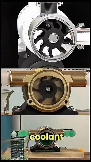 How a Water Pump Keeps Your Engine Cool! ❄️⚙️ #shorts