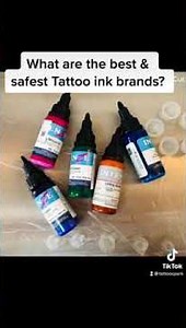 What are the best and safest tattoo ink brands?