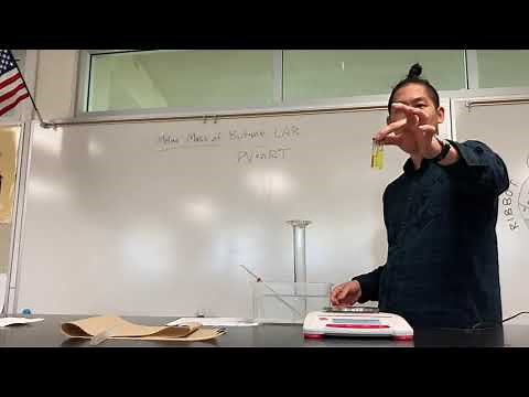 Molar Mass of Butane LAB