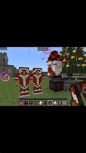 Try this santa outfit trick with ur friend rn 🎅🏻 | Minecraft | Olive~GHO