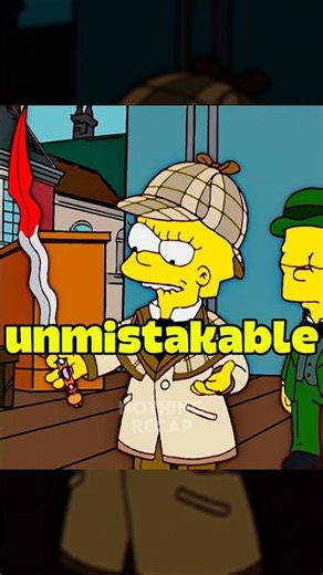 LISA INVESTIGATES A CRIMINAL!? #simpsons