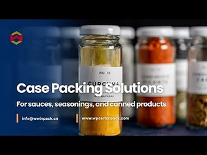 WIN-WIN PACK Case Packing Solutions for Sauces, Seasonings, and Canned Products | Case Packer