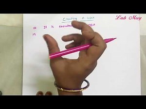 CREATE A USER in database || SQL in telugu