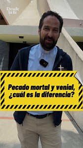 En Teología se dice que el pecado mortal es el que tiene materia grave, pleno consentimiento y plena defensa; es decir, es un tema grave, serio, profundo. Esta podría ser la primera diferencia entre el pecado venial y mortal. ¿Qué más nos ayudaría a diferenciarlos? El P. Álvaro Lozano nos explica. 🤓 #DudasSobreConfesion #Sacramento #DiosEsBueno | Desde la Fe