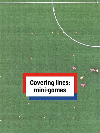 Press. Cover. Recover. ⚽💨 Build this covering lines mini game into your session plan. #footballcoach #footballcoaching #coaching