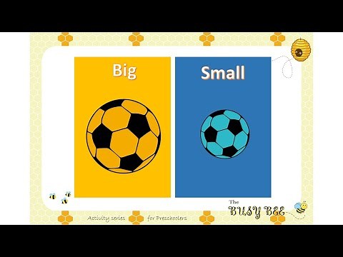 Learn Big and Small | Preschool videos with downloadable worksheets