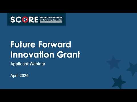 Future Forward Innovation Grant 2026 Applicant Webinar