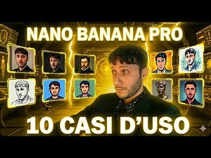 NANO BANANA PRO: 10 Casi d'Uso - E' solo hype? 🍌
