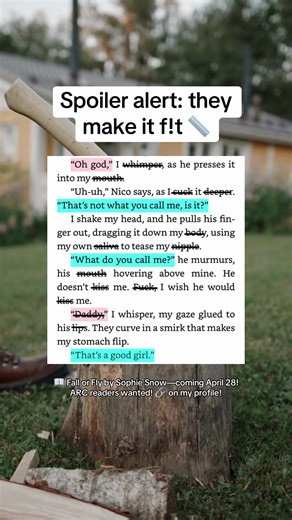 ARC READERS WANTED! - Age gap (267/47) - D@d’s best friend - D@ddy klnk - Forced proximity - No third act breakup 📚 Fall or Fly by Sophie Snow coming April 28 #agegap #romancebooks #booktokfyp #bookrecommendations #creatorsearchinsights