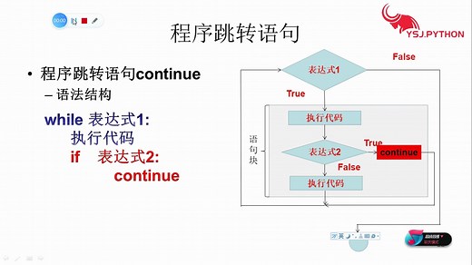 58.python入门必学基础语法之跳转语句continue