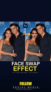 Face Swap Effect In Photoshop ? . . . Short Photoshop Tutorial by @graphicinfluence01 . . . #madewithphotoshop #photoshoptutorial . . . Hashtags . #photoshop #photoshopdesign #photoshoptricks #photoshop2023 #photoshopartist #photoshopskills #adobe #adobeillustrator #graphicdesign #artist #designinspiration #designer #tutorialvideo #tutorial #creative #tipsandtricks #photography #editingskills | Graphic Influence
