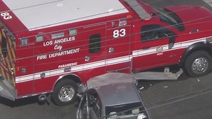LAFD ambulances involved in back-to-back crashes in Reseda
