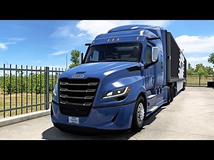 American Truck Simulator - Freightliner Cascadia (72" Sleeper XT) - Gameplay (PC UHD) [4K60FPS]