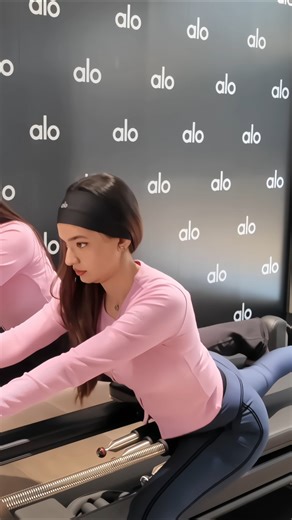 Anushka sen workout with korean girl #shorts #anushkasen