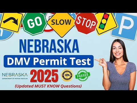 Nebraska DMV Written Test 2025 (50 Updated Test Questions and Answers)