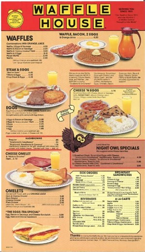before hashtags, there were hashbrowns. and in the 1980s, they became part of Waffle House history. | Waffle House