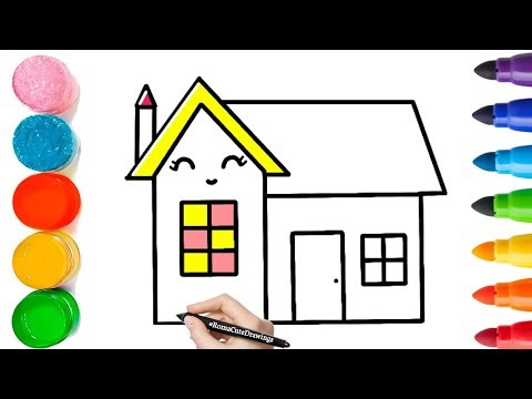 How to Draw Cute House