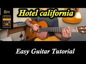 Hotel california Easy Guitar Tutorial