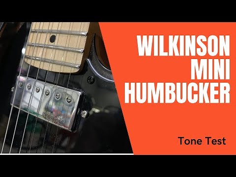 How does a Mini Humbucker sound on a Telecaster style guitar Wilkinson M Series from Musiclily