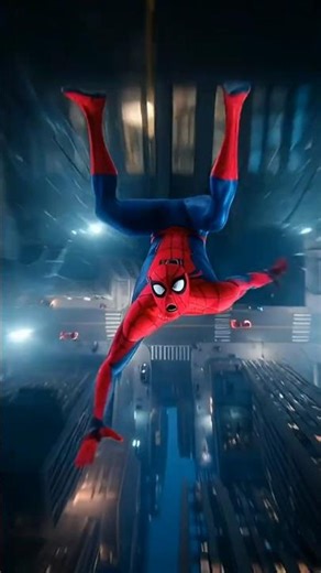 spiderman saves himself from falling #spiderman #shorts #youtubeshorts#trending