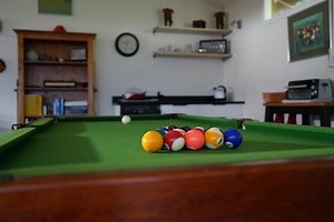 How To Get A Pool Table Into A Basement - Guys Play Pool