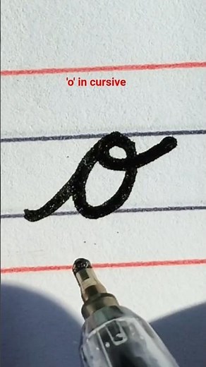 Small cursive “o” ✍️ | Easy & Beautiful Cursive Writing | Handwriting Practice