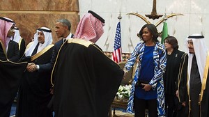 The Obamas meet Saudi Arabia's new king