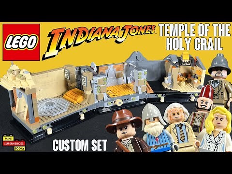 LEGO Indiana Jones TEMPLE OF THE HOLY GRAIL Custom Set